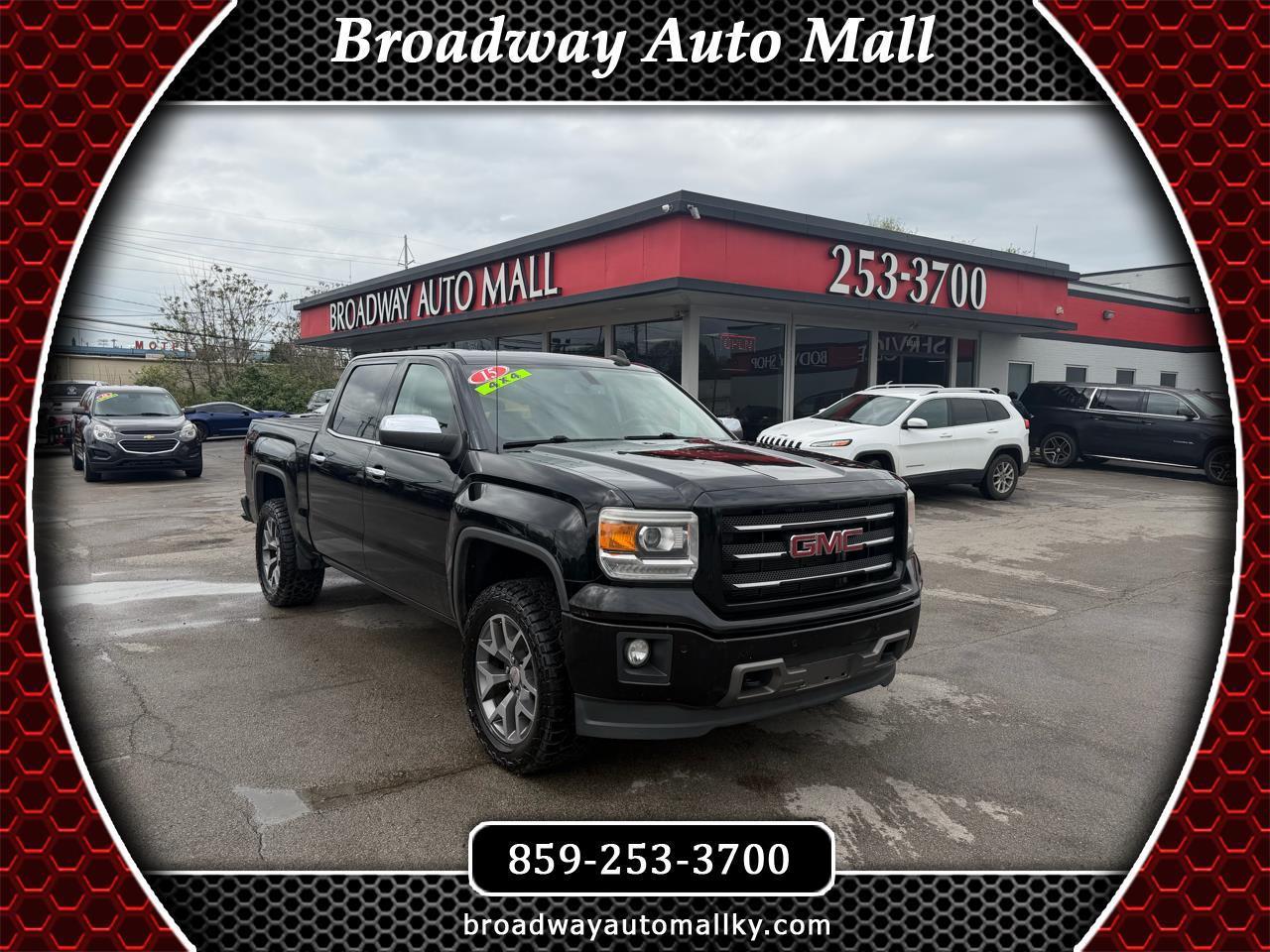 GMC Sierra 1500 4WD Crew Cab 143.5" SLT 2015