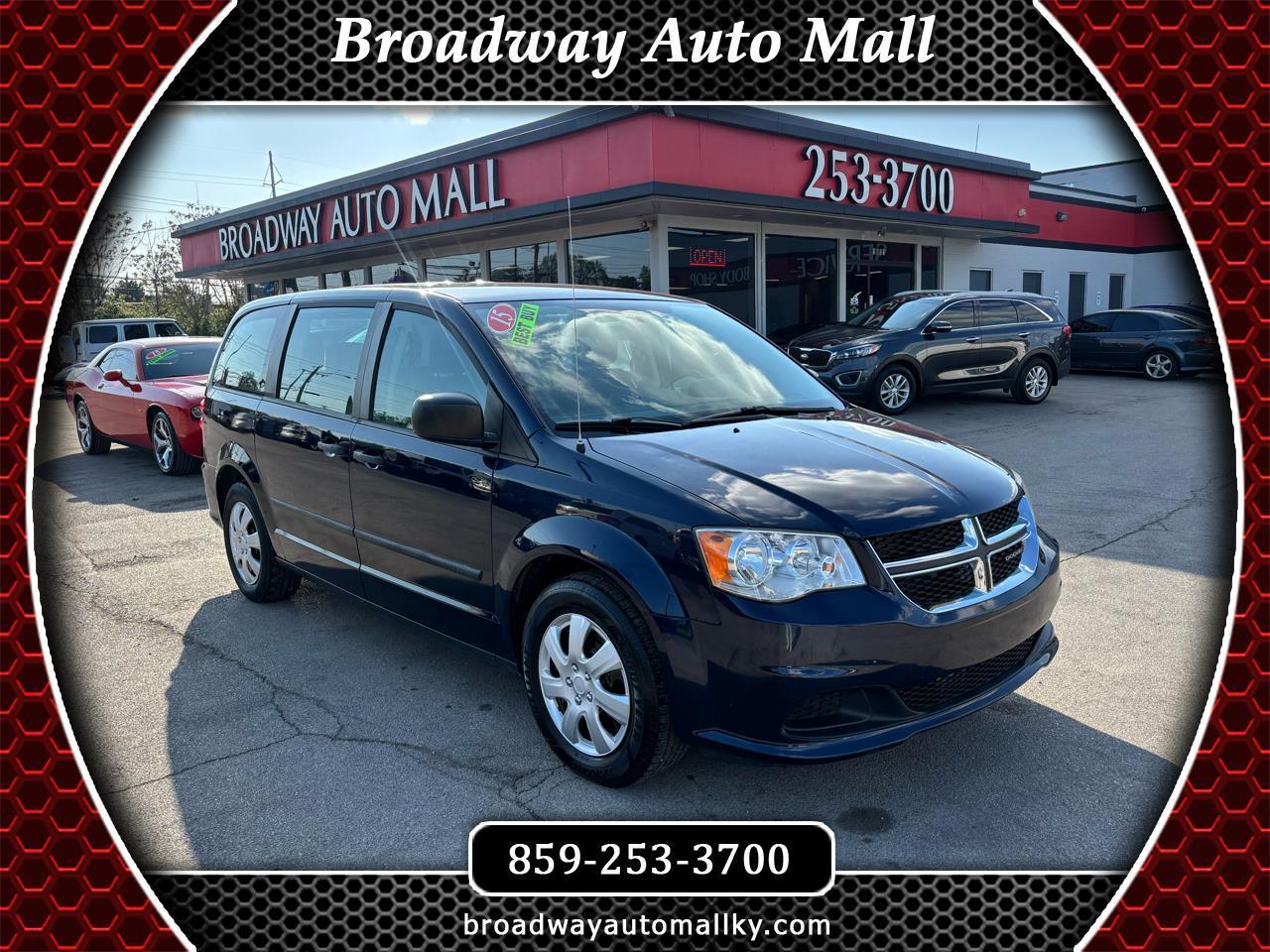 Dodge Grand Caravan 4dr Wgn American Value Pkg 2015