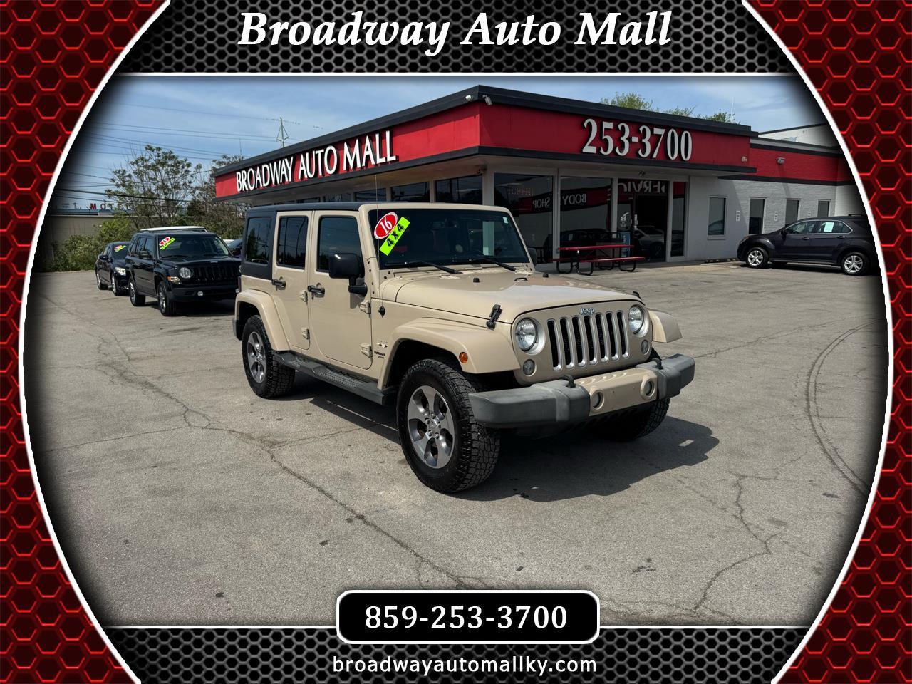 2016 Jeep Wrangler Unlimited 4WD 4dr Sahara
