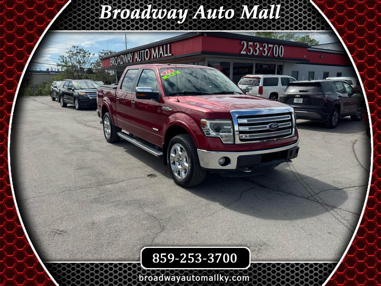 Ford F-150 4WD SuperCrew 145" Lariat 2013