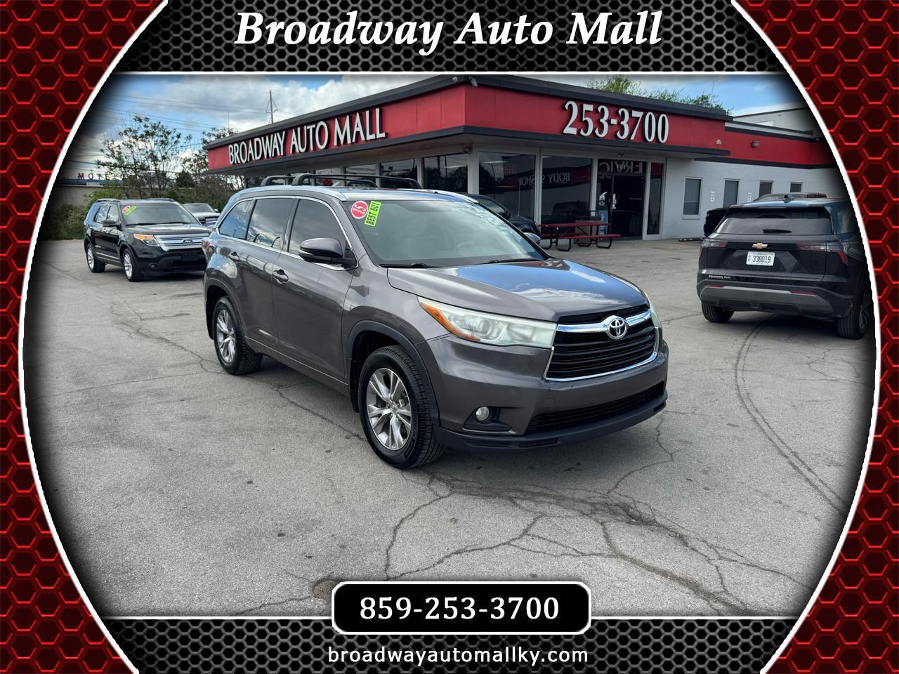 2015 Toyota Highlander AWD 4dr V6 XLE (Natl)