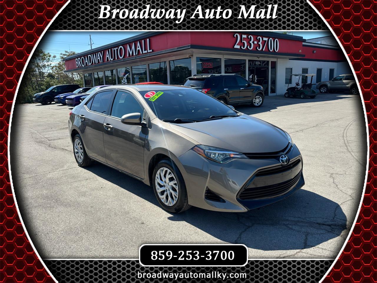 Toyota Corolla 4dr Sdn Auto L (Natl) 2019