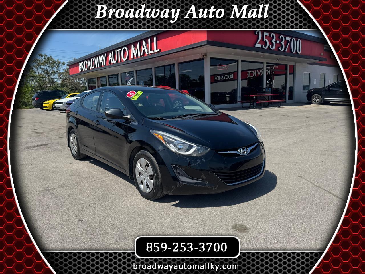 Hyundai Elantra 4dr Sdn Auto SE (Ulsan Plant) 2016