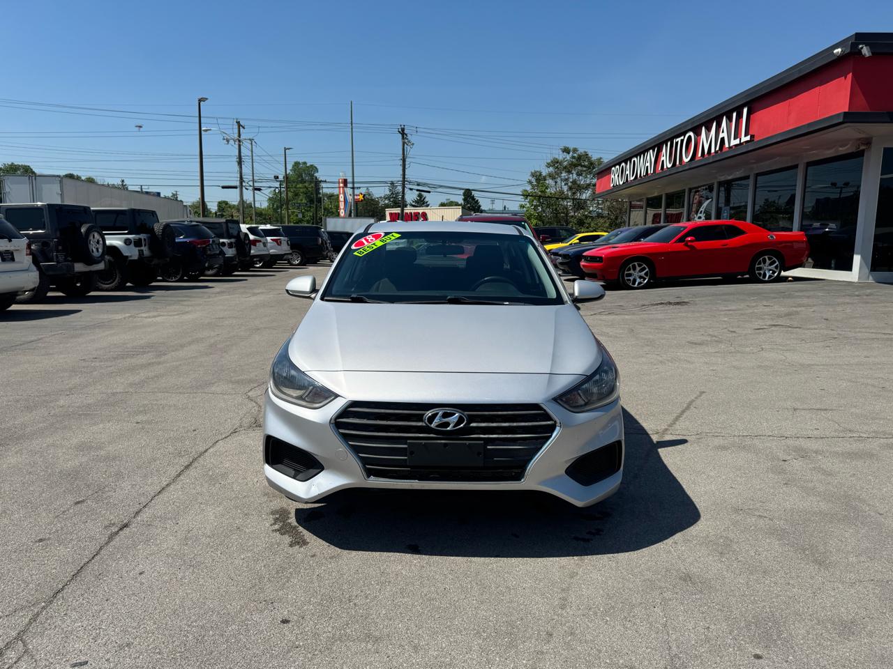 Hyundai Accent SE Sedan Manual 2018