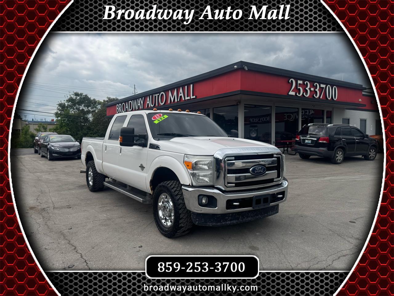 Ford Super Duty F-250 SRW 4WD Crew Cab 156" Lariat 2013