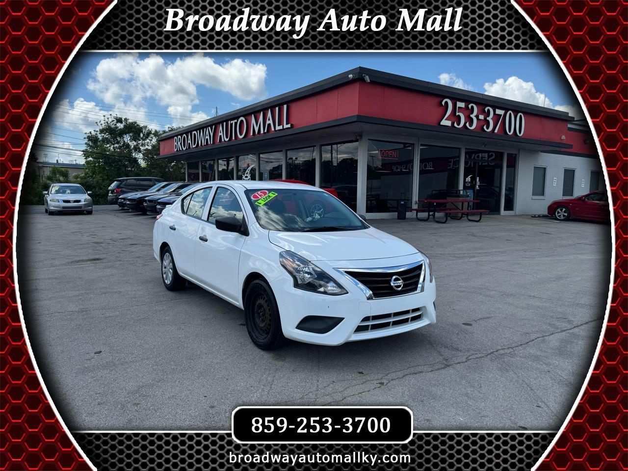 Nissan Versa 4dr Sdn CVT 1.6 S Plus 2015