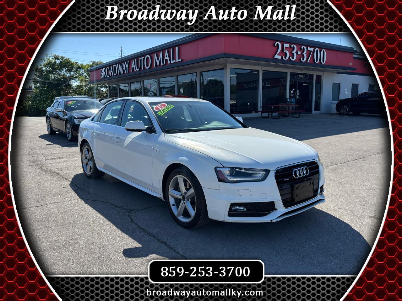 Audi A4 4dr Sdn Auto quattro 2.0T Premium Plus 2015