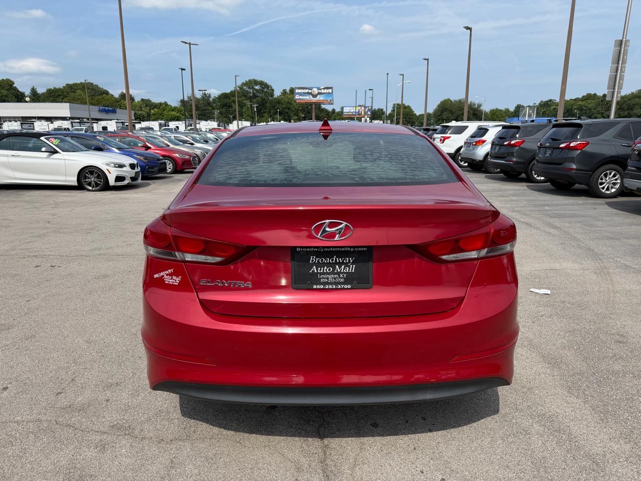 Hyundai Elantra SEL 2018