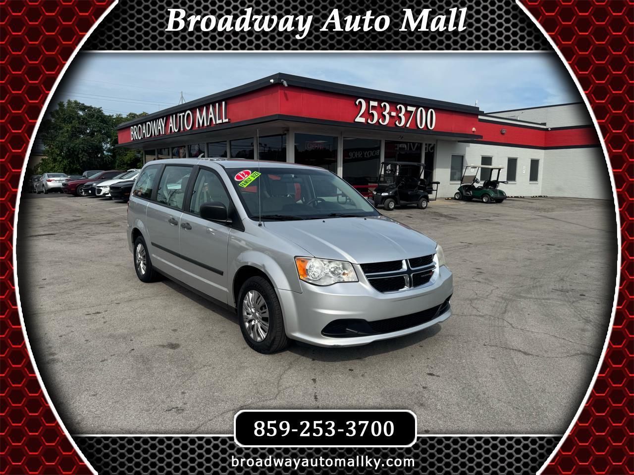 Dodge Grand Caravan 4dr Wgn American Value Pkg 2012