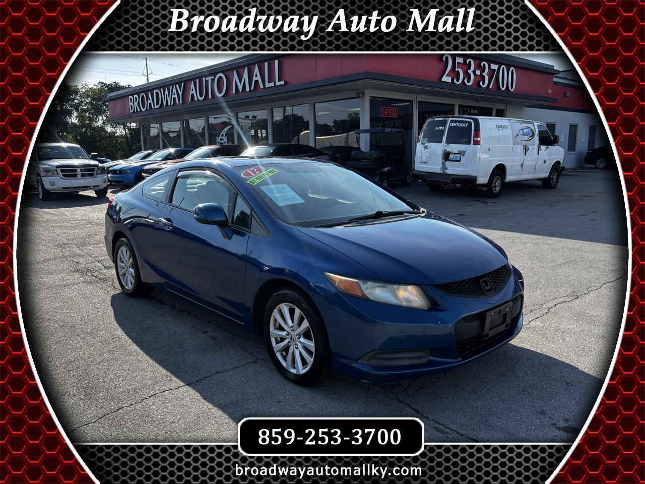 2012 Honda Civic Cpe 2dr Auto EX