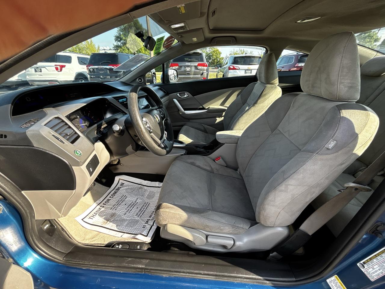 Honda Civic Cpe 2dr Auto EX 2012