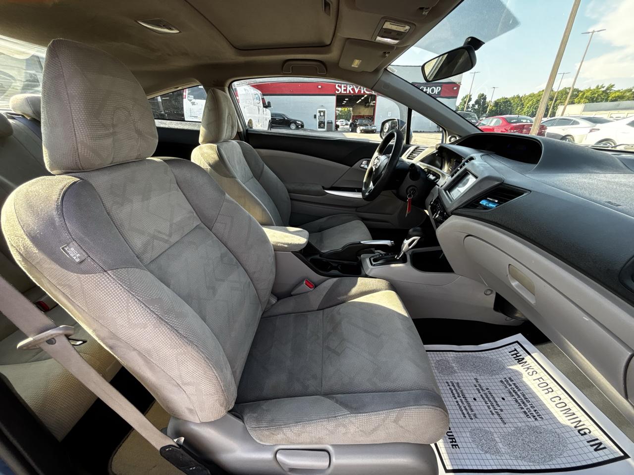 Honda Civic Cpe 2dr Auto EX 2012