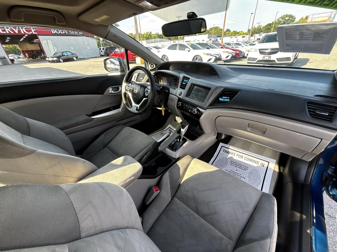Honda Civic Cpe 2dr Auto EX 2012