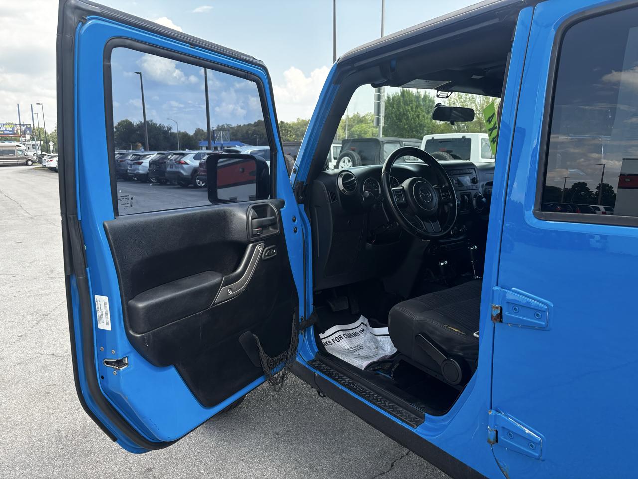 Jeep Wrangler Unlimited 4WD 4dr Sport 2012