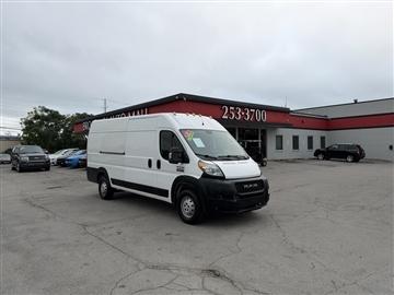 2021 RAM ProMaster Cargo Van 3500 High Roof 159" WB EXT