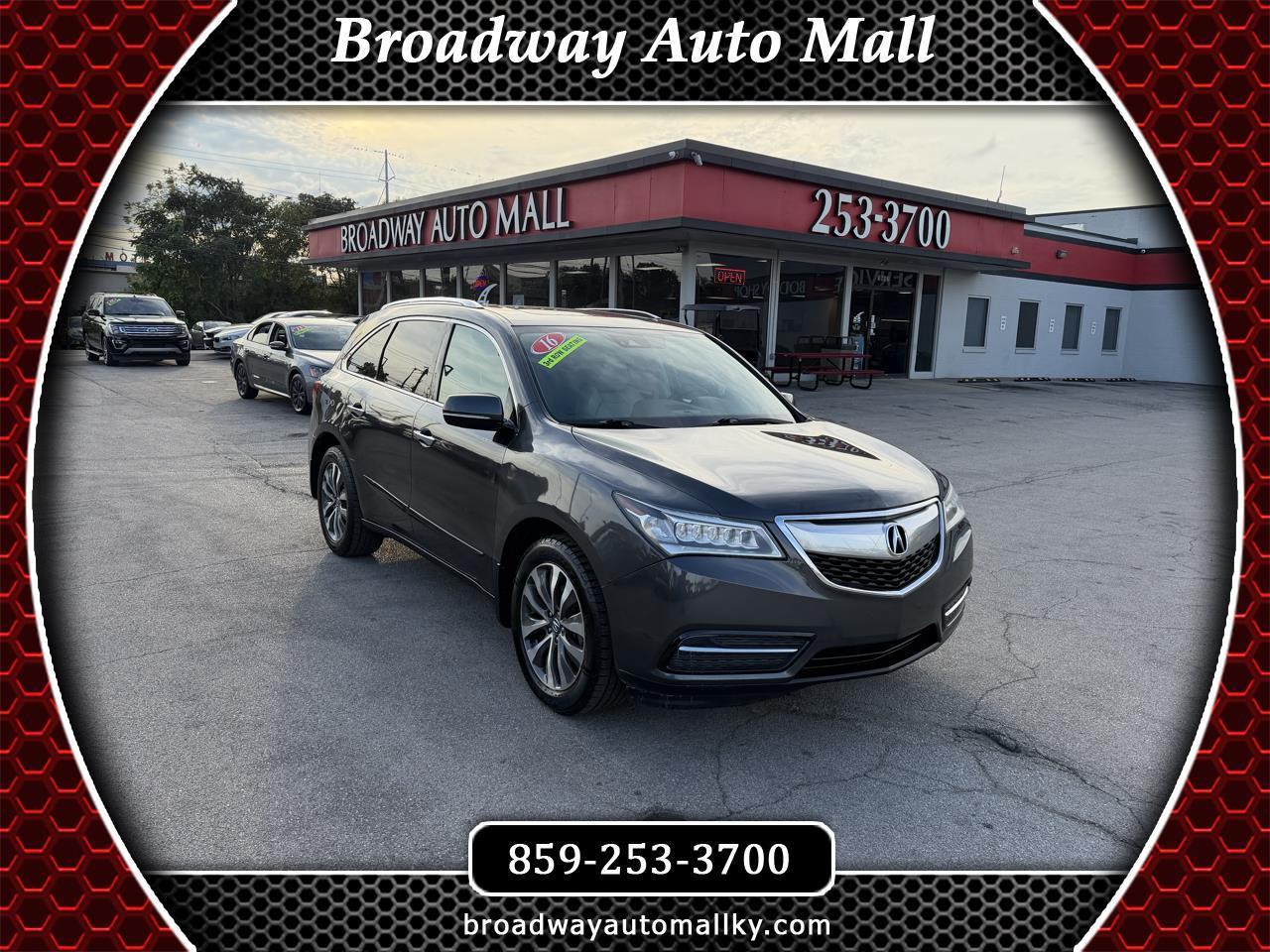 Acura MDX SH-AWD 4dr w/Tech/AcuraWatch Plus 2016
