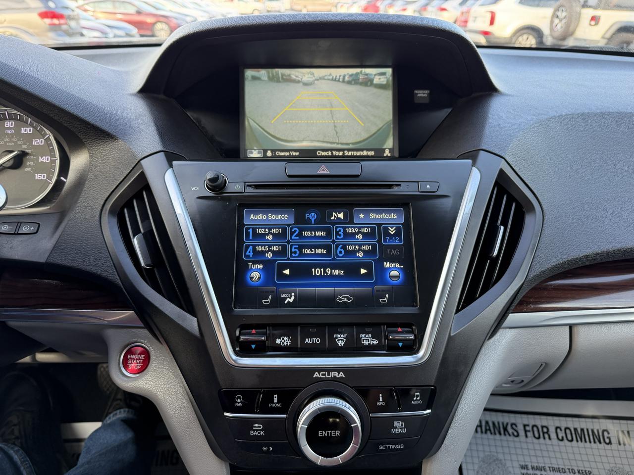Acura MDX SH-AWD 4dr w/Tech/AcuraWatch Plus 2016