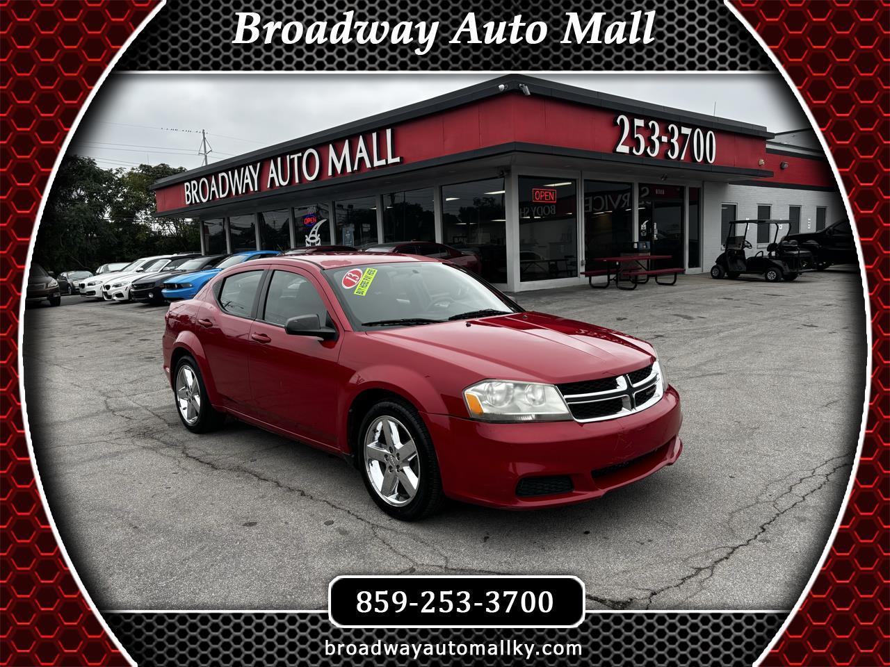 2013 Dodge Avenger 4dr Sdn SE