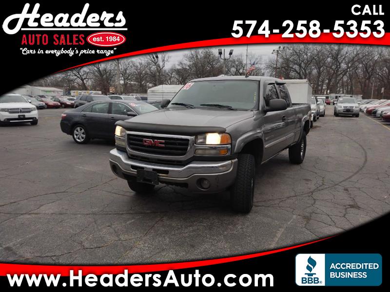 Used 2006 GMC Sierra 2500HD SLE2 Ext. Cab 4WD for Sale in Mishawaka IN