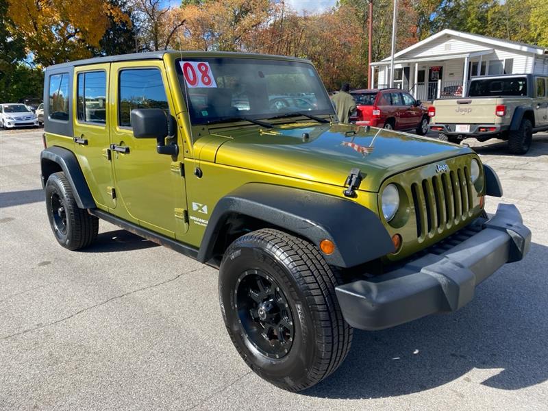Jeep Wrangler Unlimited X 4WD 2008 Jeep Wrangler Unlimited X 4WD 2008