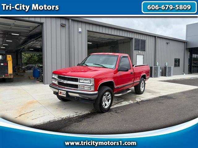 Red 1998 Chevrolet C/K 1500 Pickup Truck Automatic