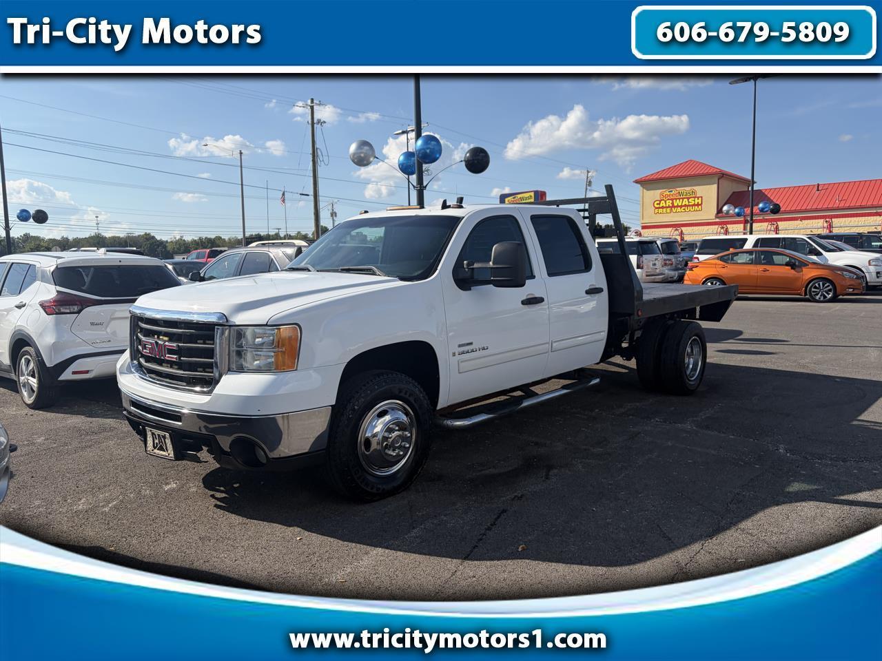 GMC Sierra 3500HD 4WD Crew Cab 167" DRW SLE 2009