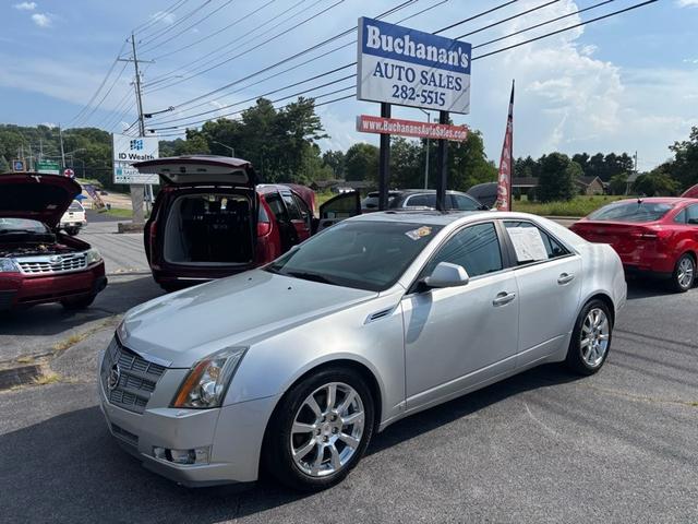 Silver 2009 Cadillac CTS Sedan Rear-Wheel Drive Automatic