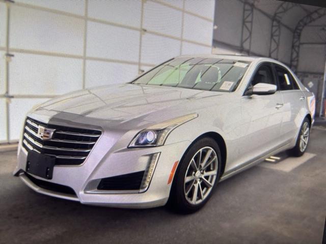 Silver 2018 Cadillac CTS Sedan Rear-Wheel Drive Automatic