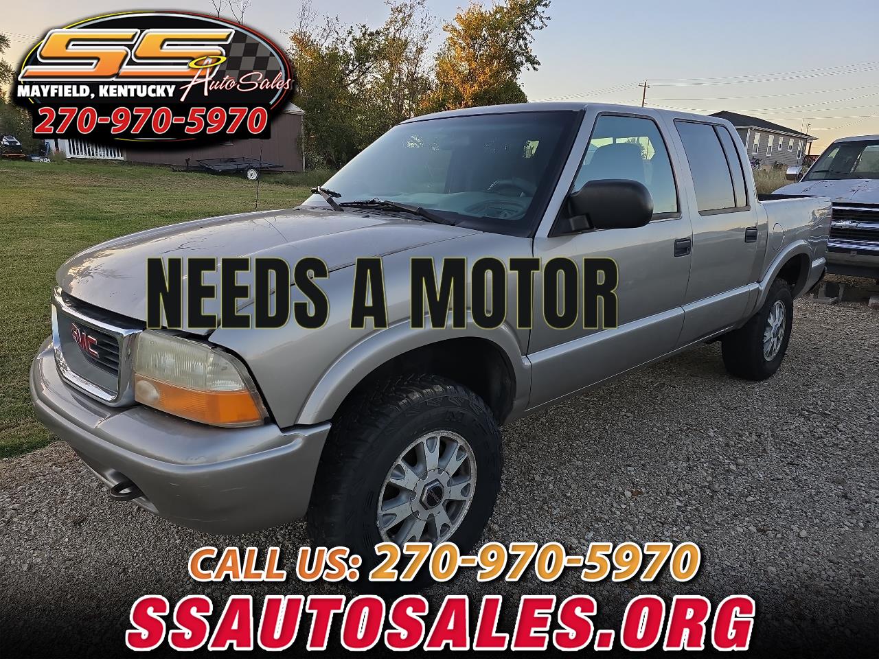 2002 GMC Sonoma SLS Crew Cab 4WD
