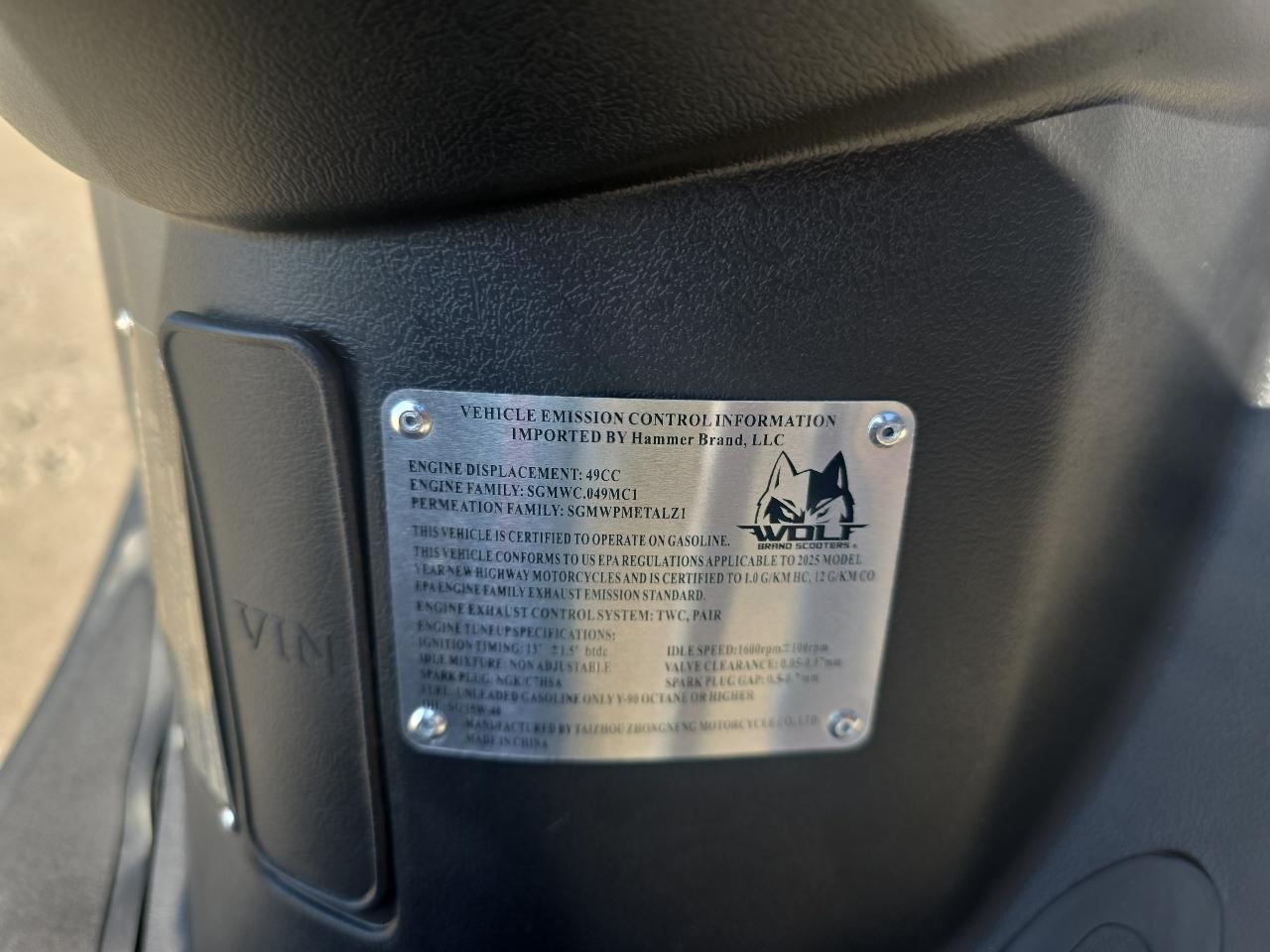 Wolf Brand Scooters RX-50  2025