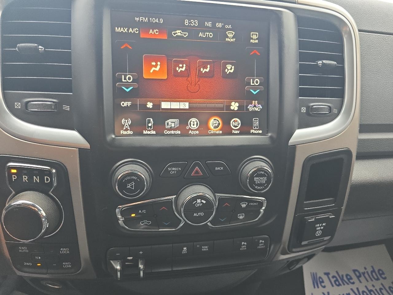 RAM 1500 Big Horn 4x4 Quad Cab 6'4" Box 2017