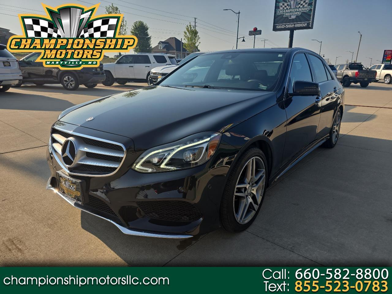 2015 Mercedes-Benz E-Class 4dr Sdn E 400 4MATIC