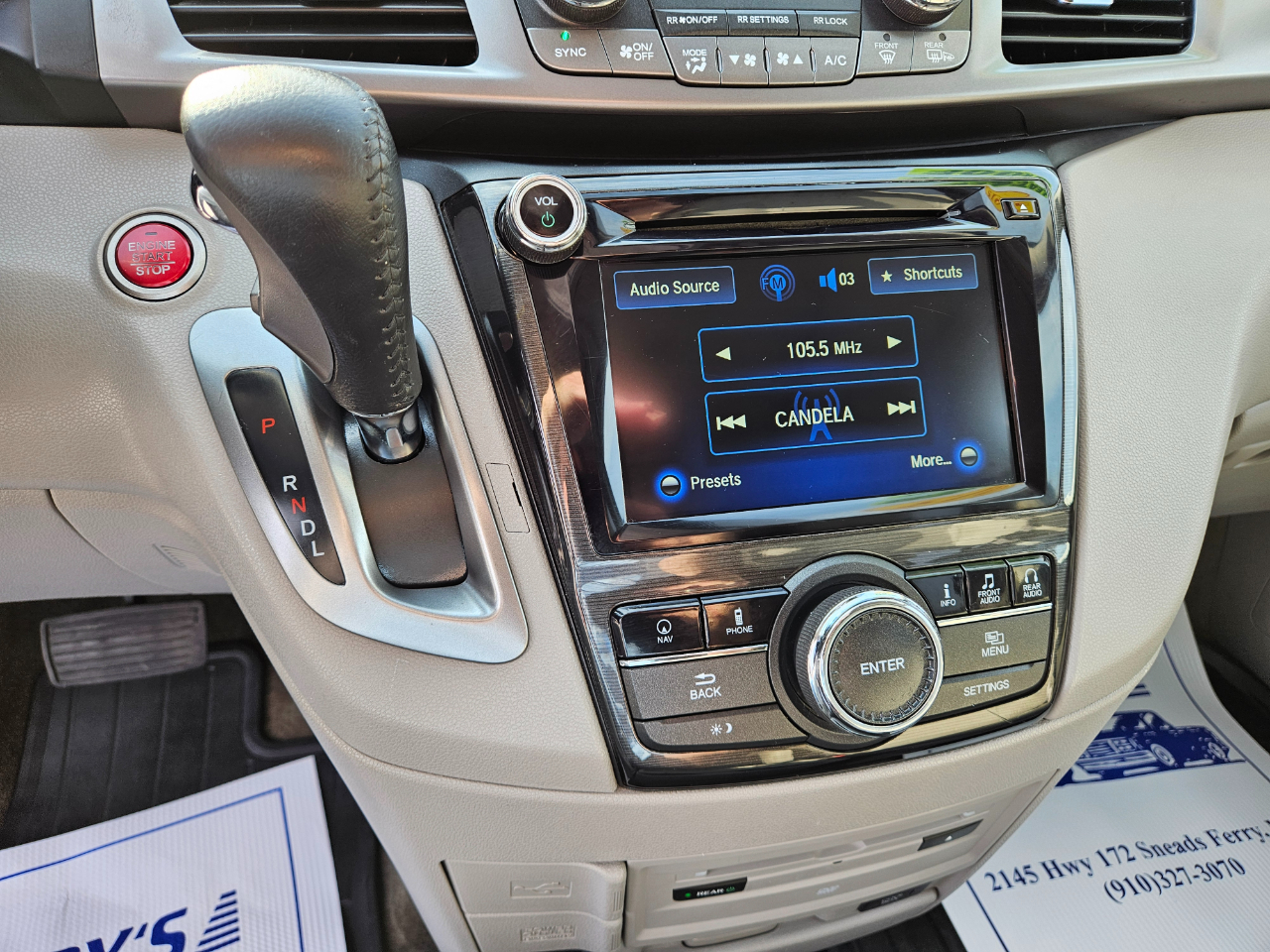 Honda Odyssey 5dr Touring Elite 2015