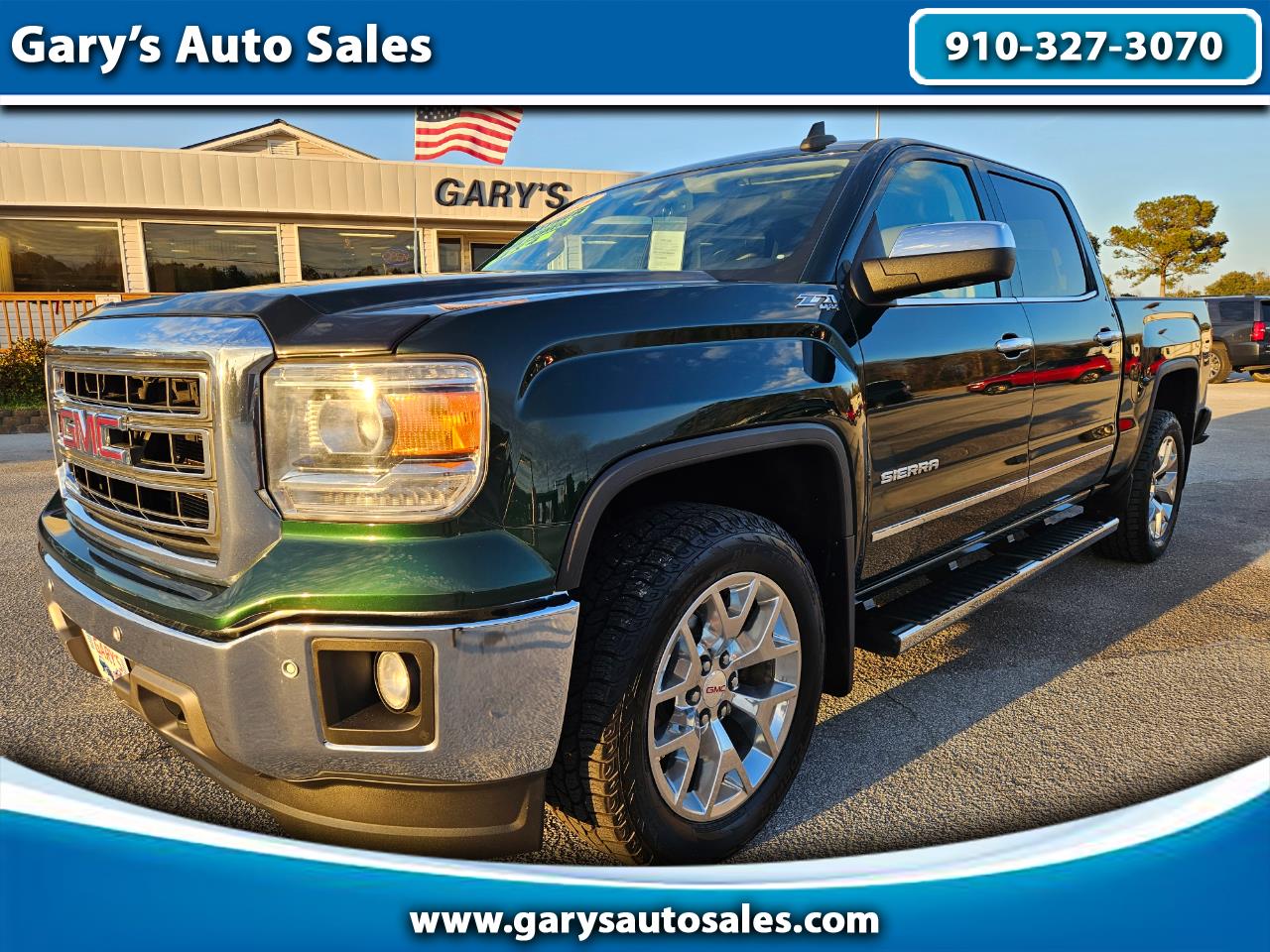 2015 GMC Sierra 1500 SLT Crew Cab  Short Box 4WD