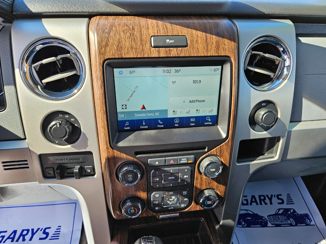 Ford F-150 4WD SuperCrew 145" Lariat 2013