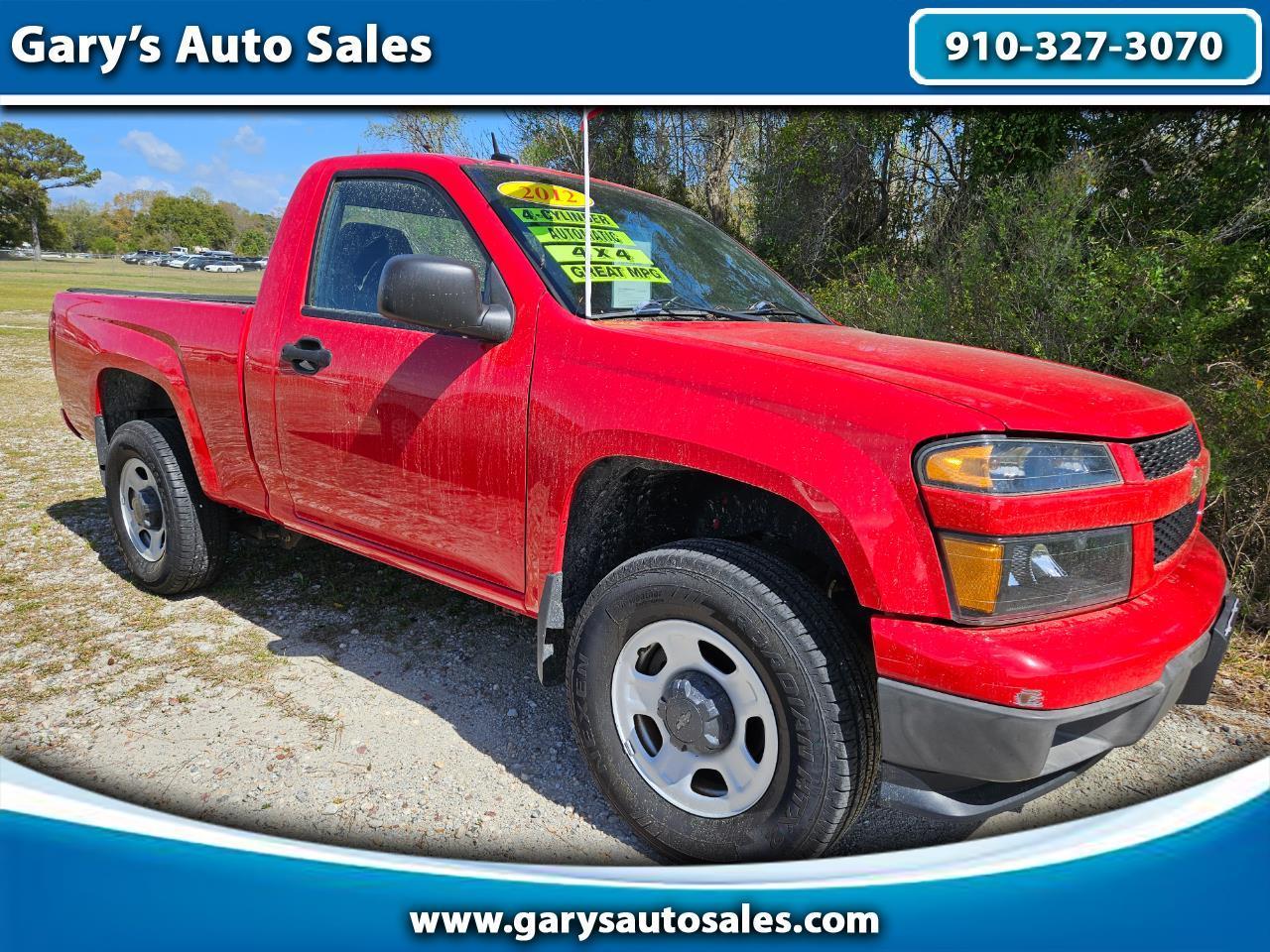 2012 Chevrolet Colorado 4WD Reg Cab Work Truck