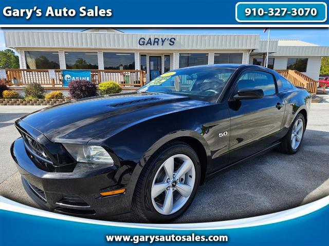Black 2014 Ford Mustang GT Coupe RWD Coupe Rear-Wheel Drive 6-Speed Manual