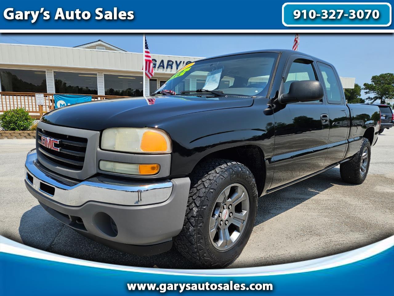 2007 GMC Sierra 1500 Classic 4WD Ext Cab 143.5" Work Truck