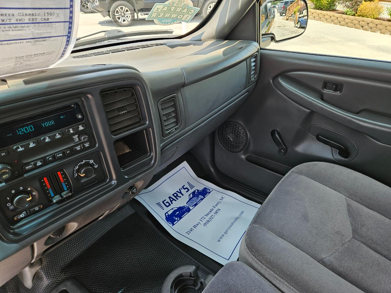GMC Sierra 1500 Classic 4WD Ext Cab 143.5" Work Truck 2007