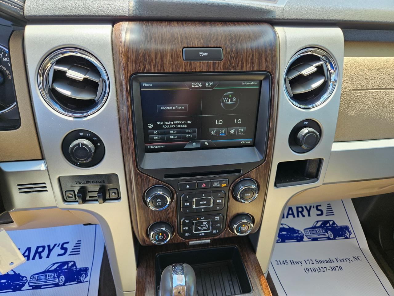 Ford F-150 4WD SuperCrew 145" Lariat 2014