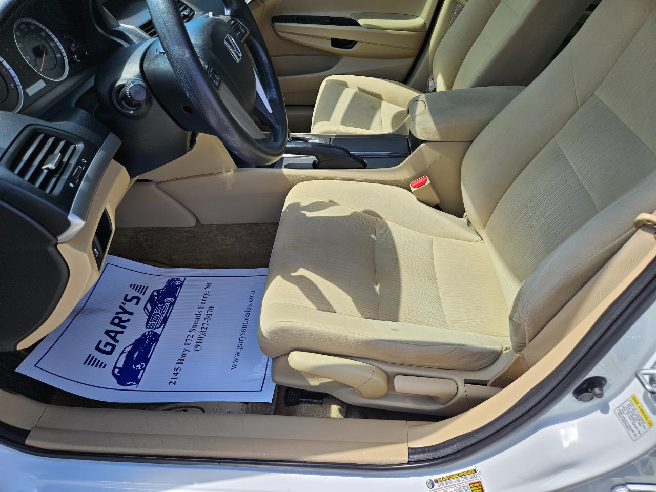 Honda Accord Sdn 4dr I4 Auto LX 2012