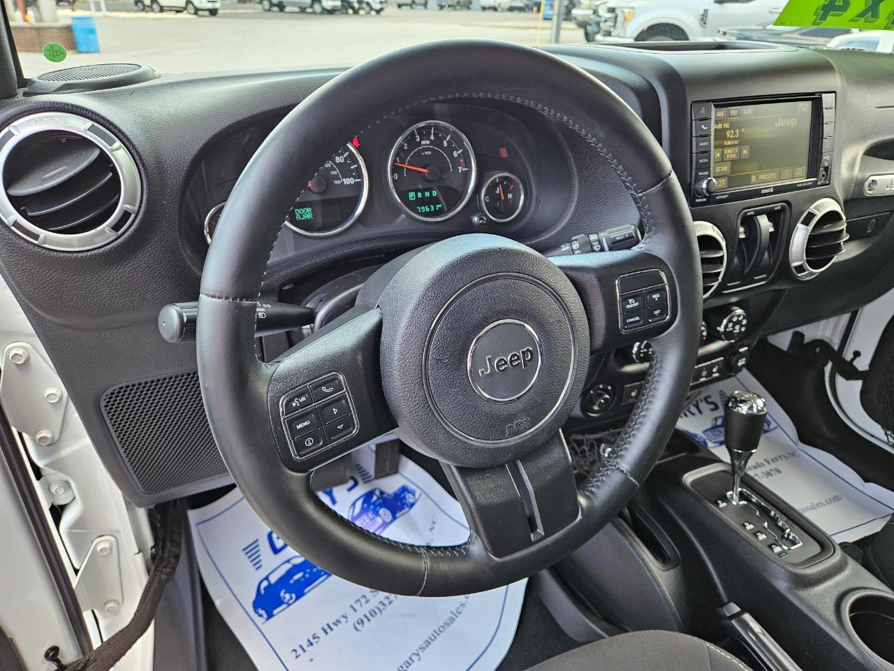 Jeep Wrangler 4WD 2dr Sahara 2015