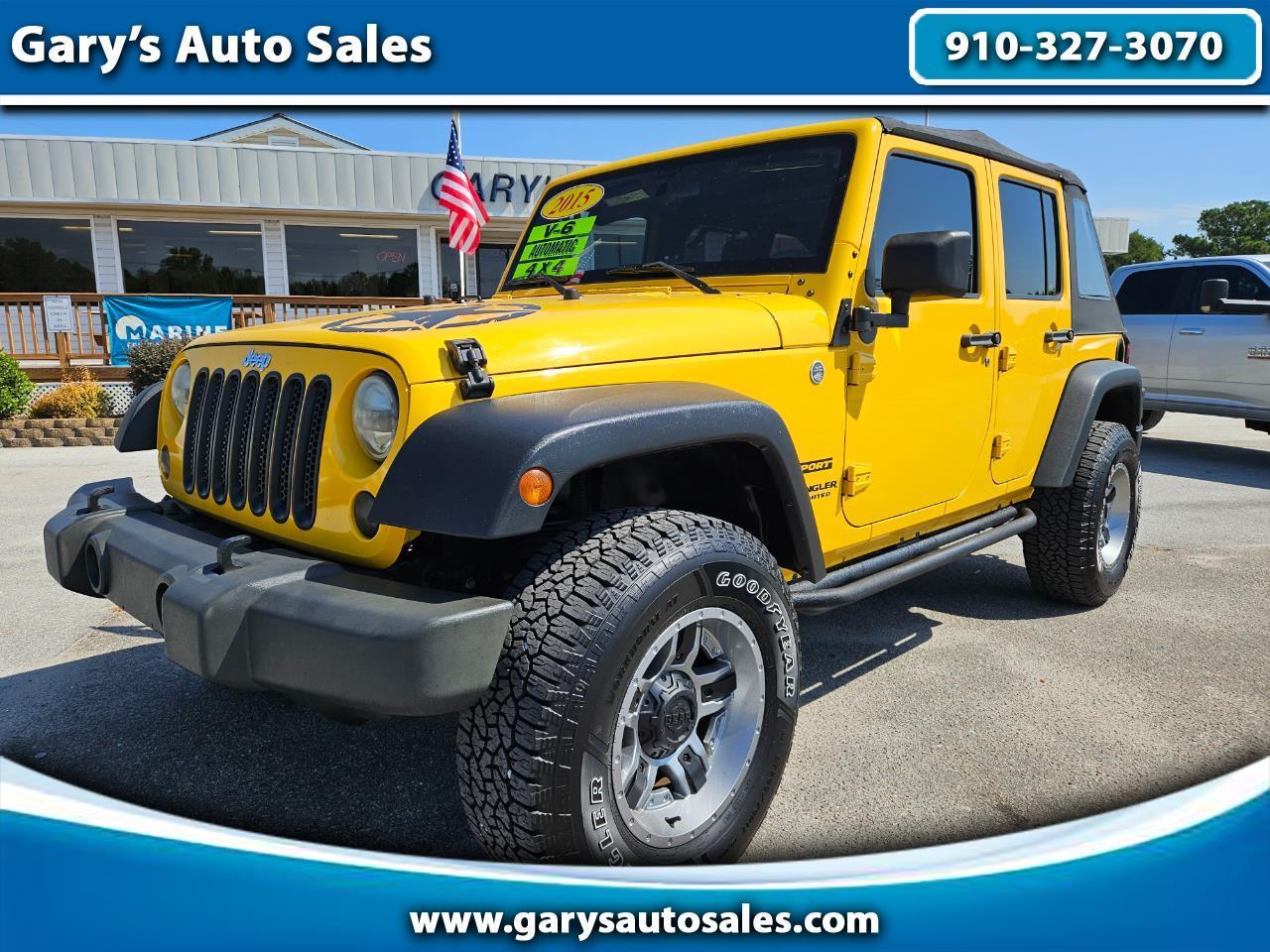 2015 Jeep Wrangler Unlimited 4WD 4dr Sport