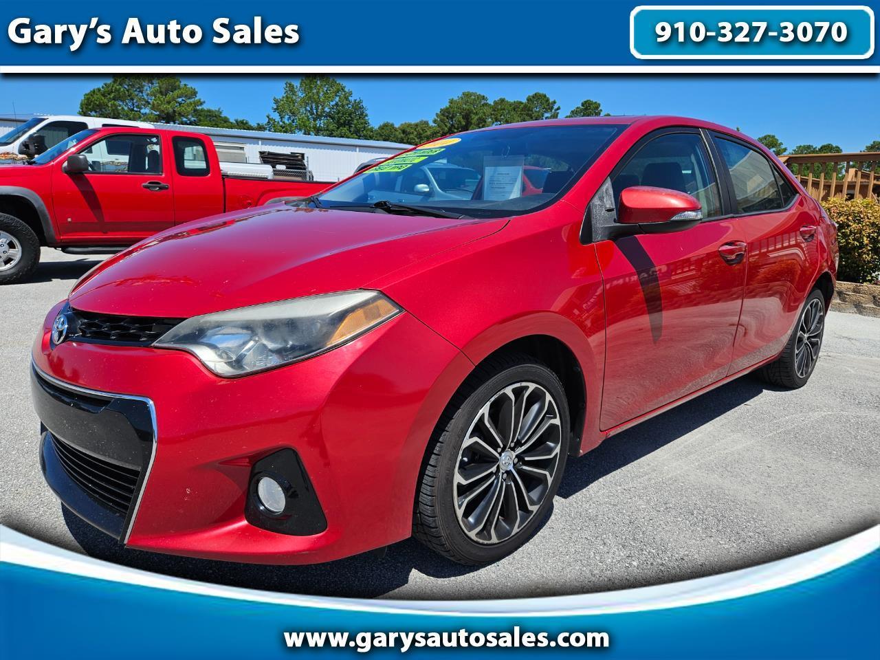2014 Toyota Corolla 4dr Sdn CVT S (Natl)