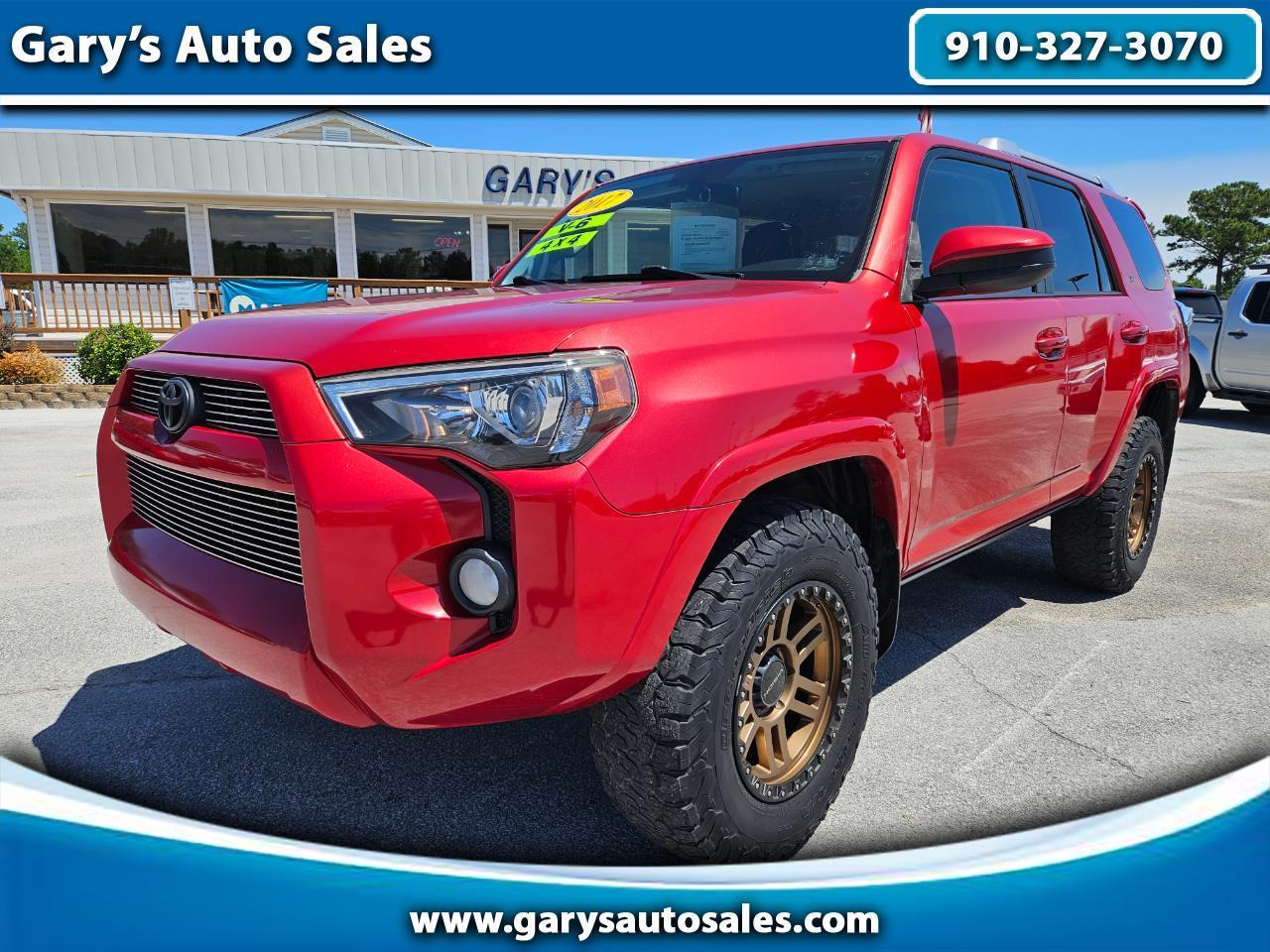 2017 Toyota 4Runner SR5 4D SUV 4X4 V6