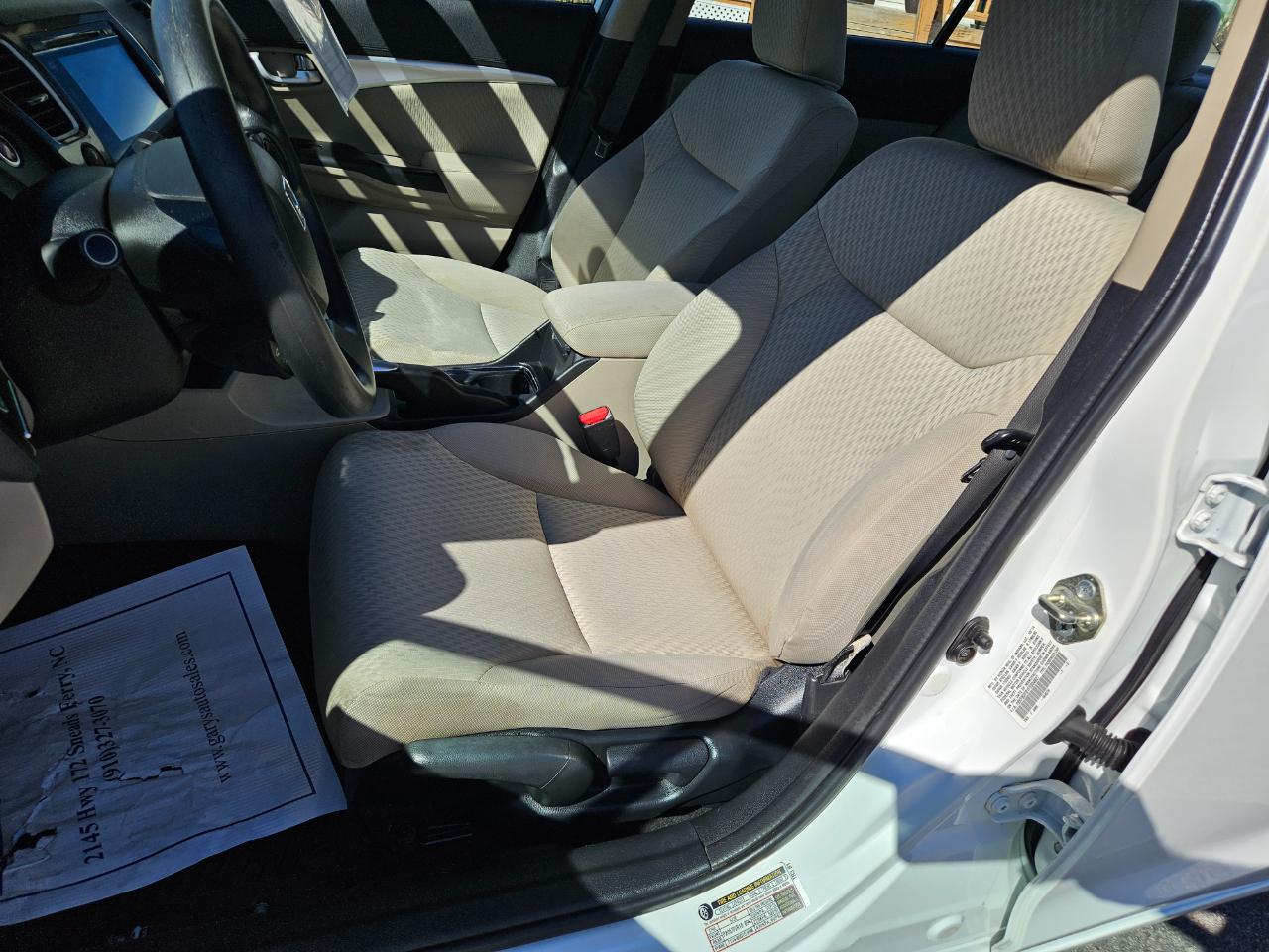 Honda Civic Sedan 4dr CVT EX 2015
