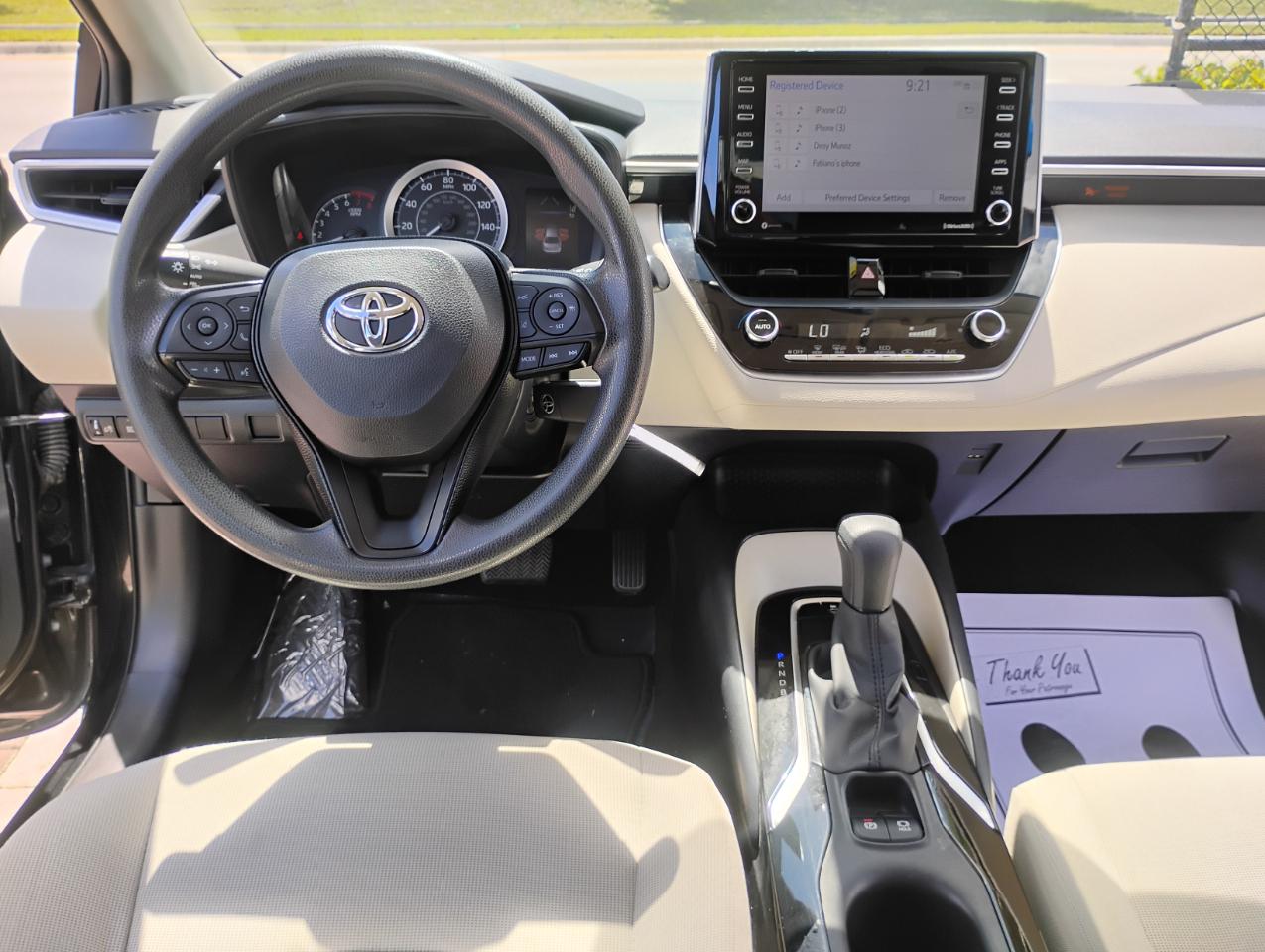 Toyota Corolla LE 2021