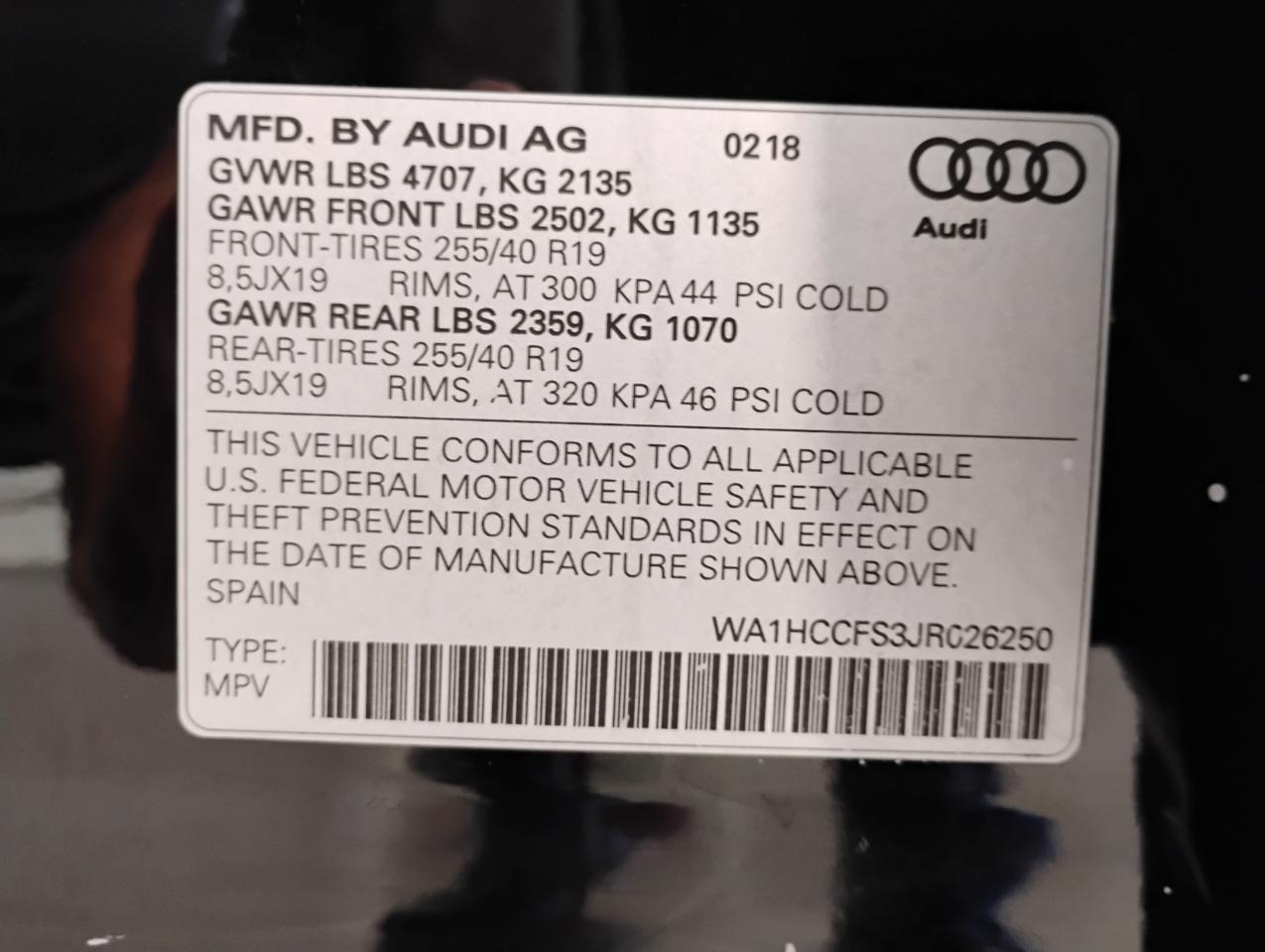 Audi Q3 Premium Plus 2018