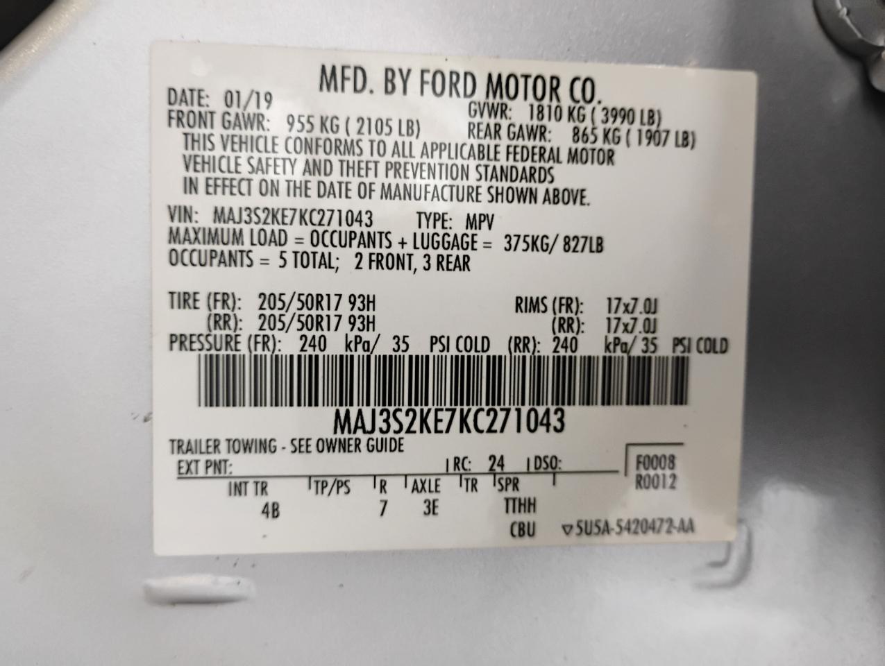 Ford EcoSport Titanium 2019