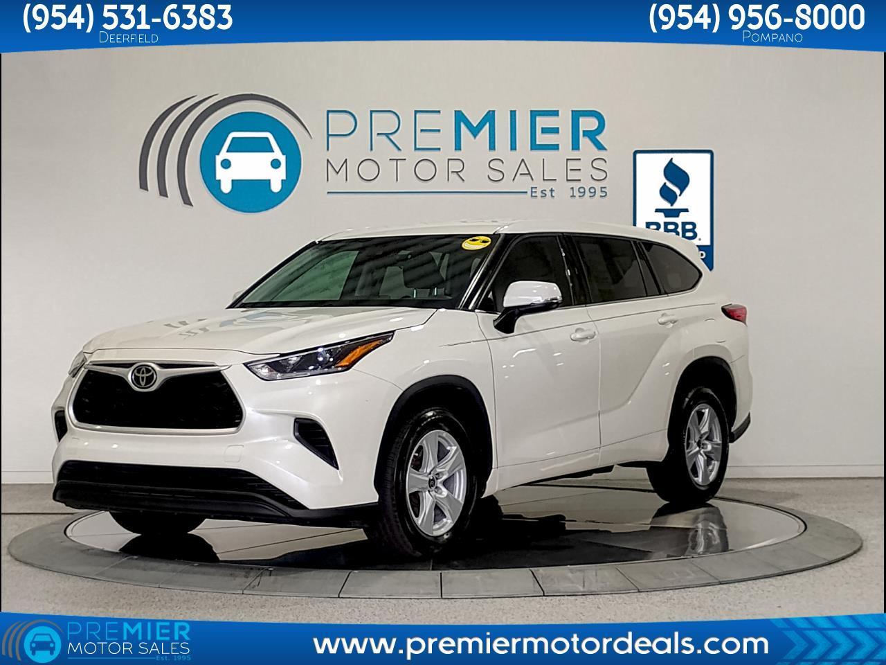 Toyota Highlander L 2021